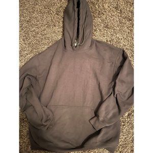 Chocolate color plain hoodie